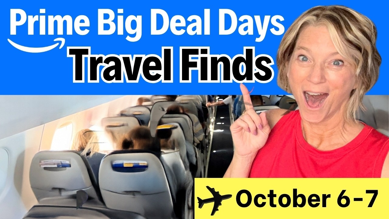 Travel Essentials from Amazon Prime Big Deal Days Sale on October 6 – 7, 2026