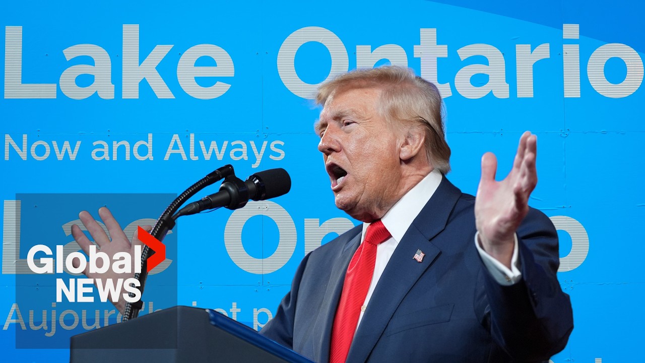 Trump slams Canada, boasts about Lake Ontario name change and says an ocean is next