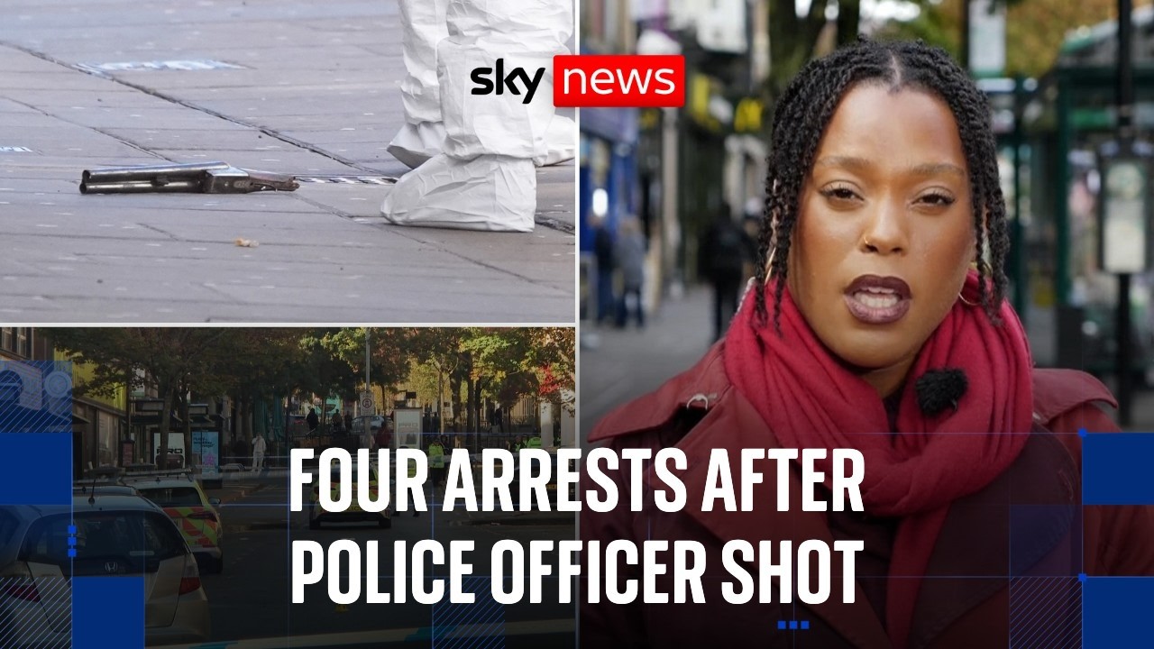 Two men and two women arrested after police officer injured in Nottingham