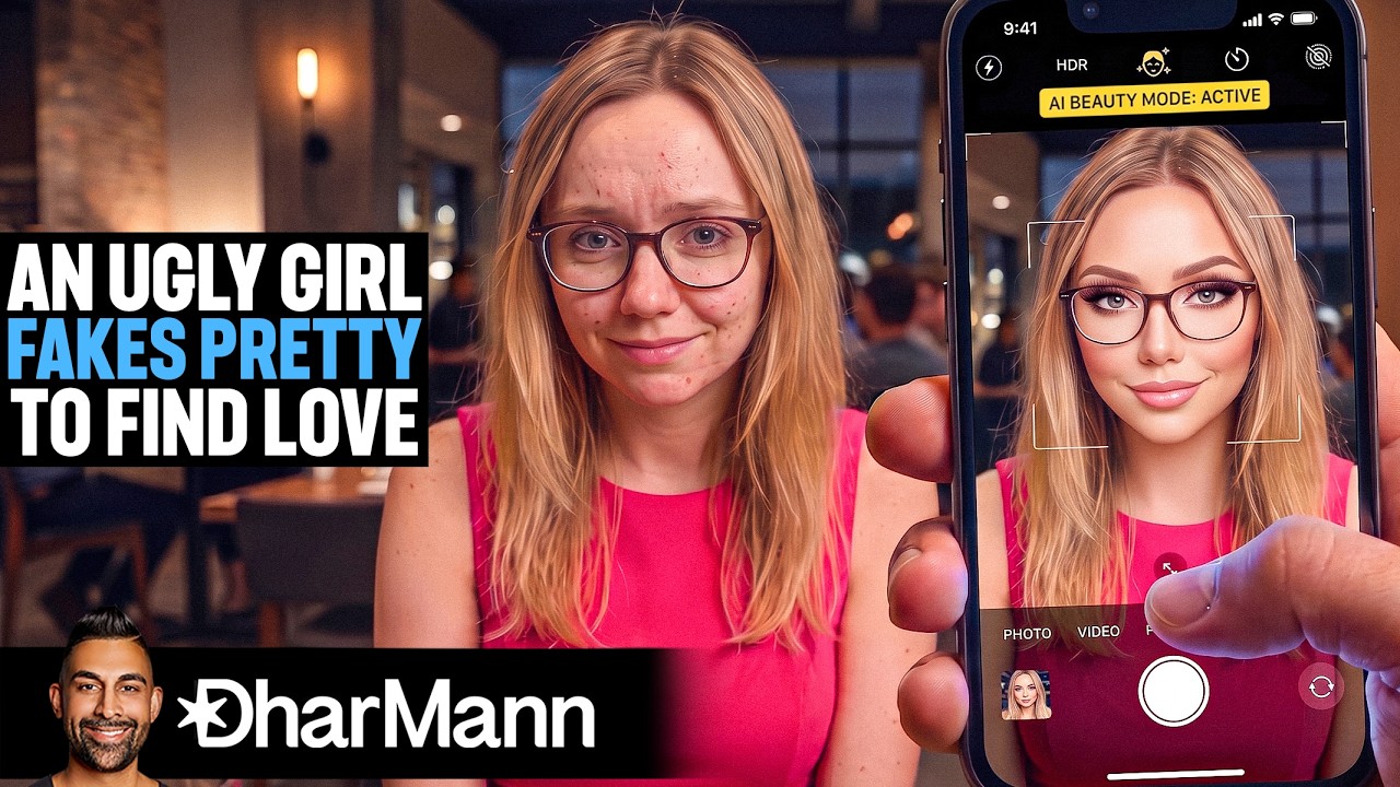 Ugly Girl FAKES PRETTY To Find Love | Dhar Mann Studios
