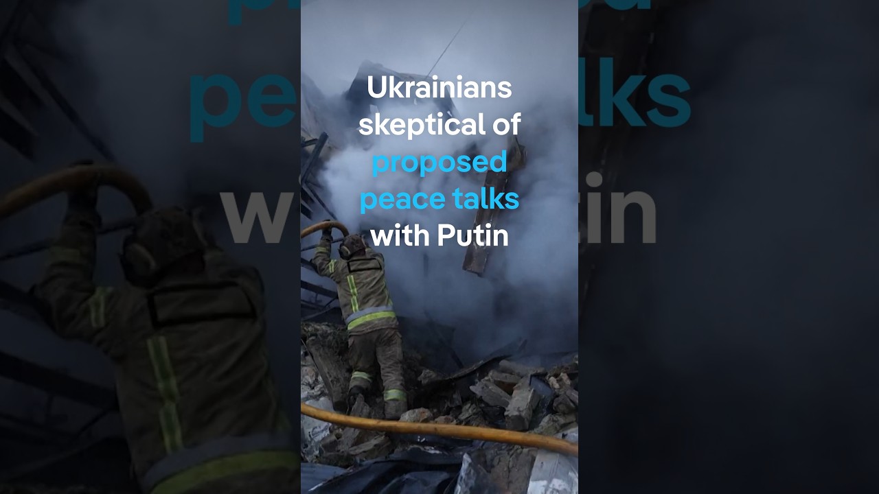 Ukrainians skeptical of proposed peace talks with Putin | DW News