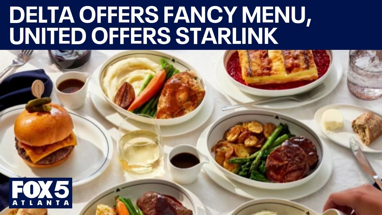 United launches ‘better Wi-Fi’; Delta offers luxury food | FOX 5 News