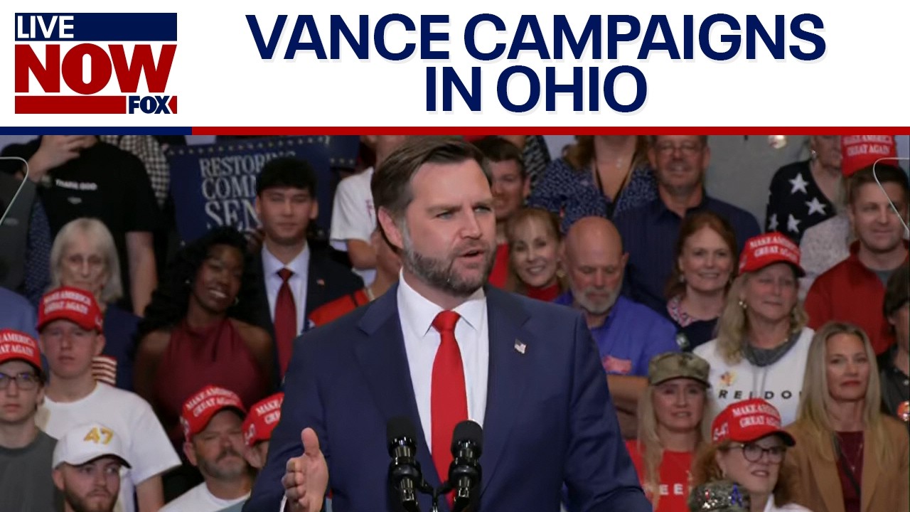 Vice President JD Vance campaigns in Ohio