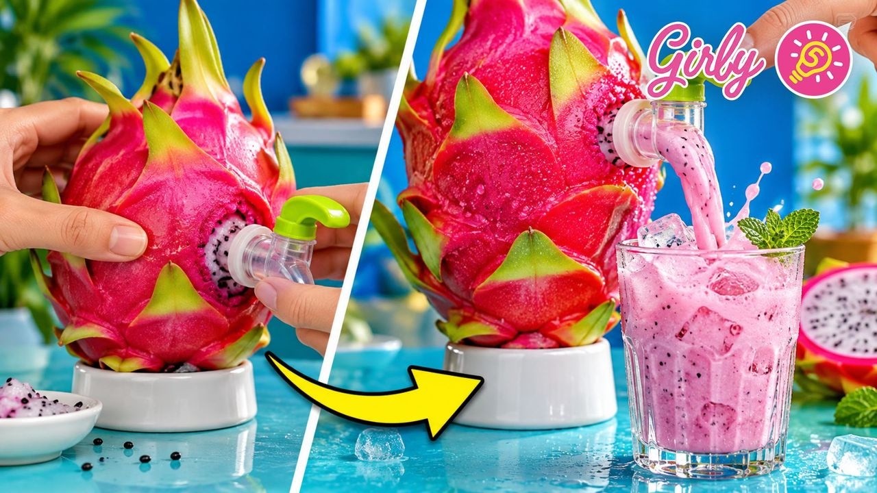 😱 Wait… THAT’S How You Peel It?! 🥭