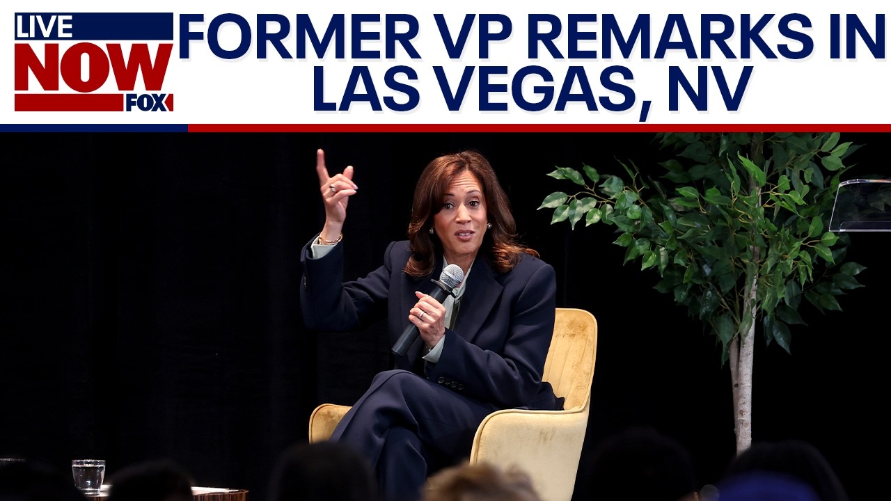 WATCH: Former VP Kamala Harris speaks in Las Vegas, NV