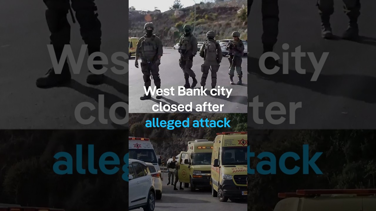 West Bank city to be closed after alleged attack | DW News