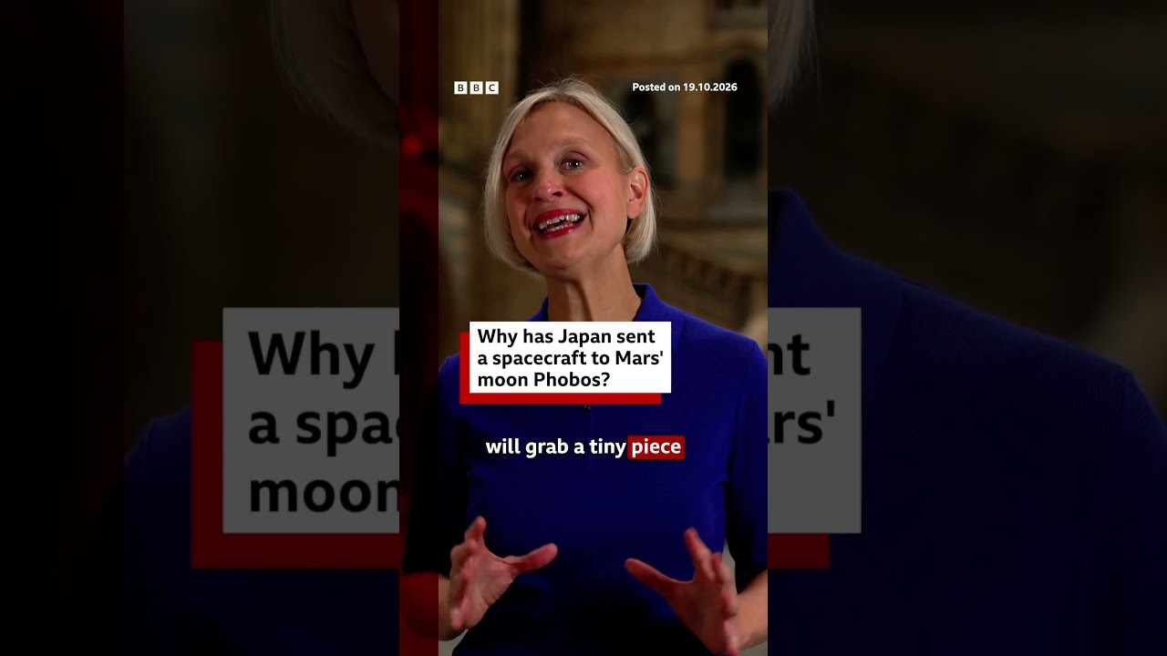 Why has Japan sent a spacecraft to Mars’ moon Phobos? #BBCNews