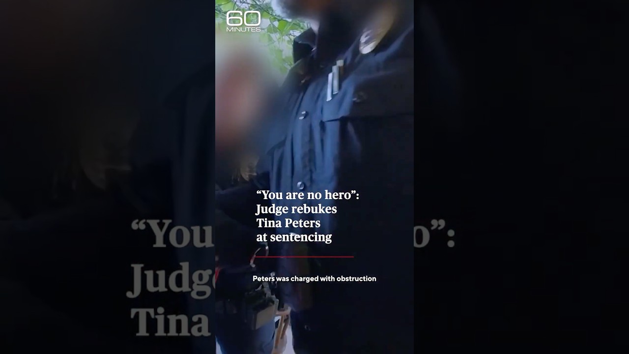 “You are no hero”: Judge rebukes Tina Peters at sentencing #shorts
