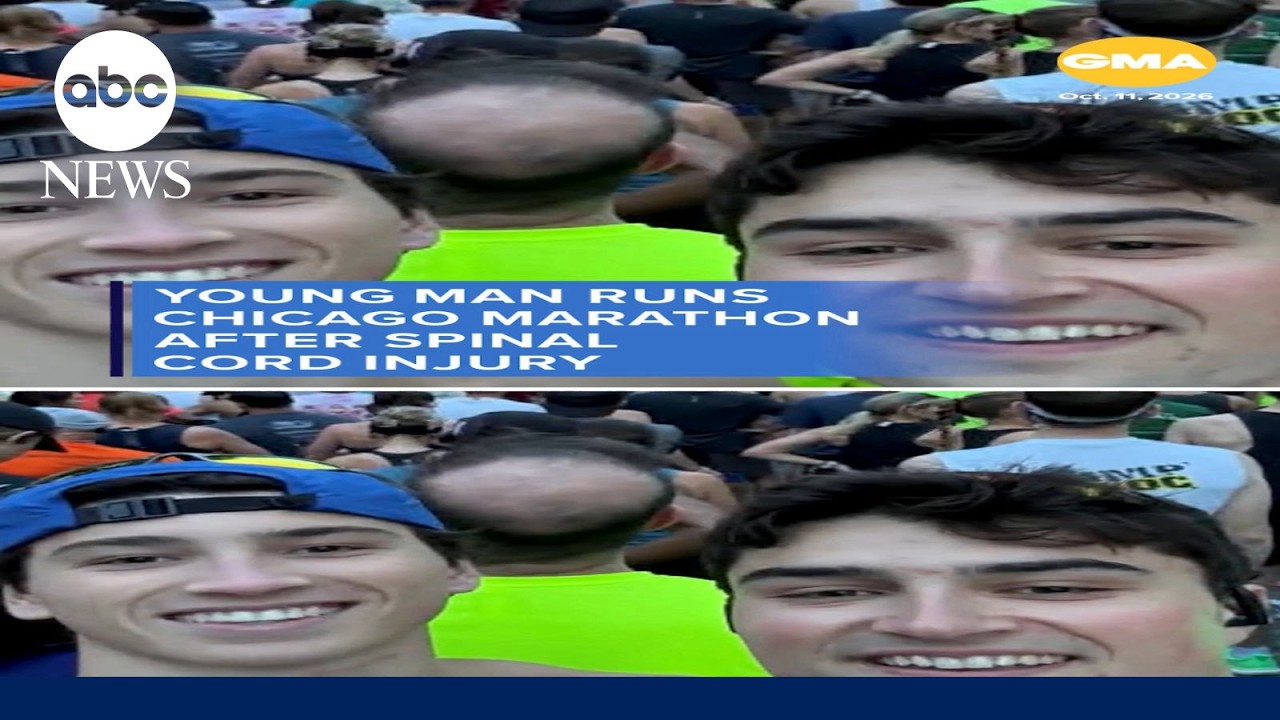 Young man to run Chicago Marathon after spinal cord injury