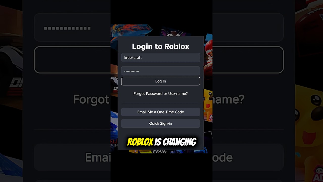 Your Roblox account is changing..