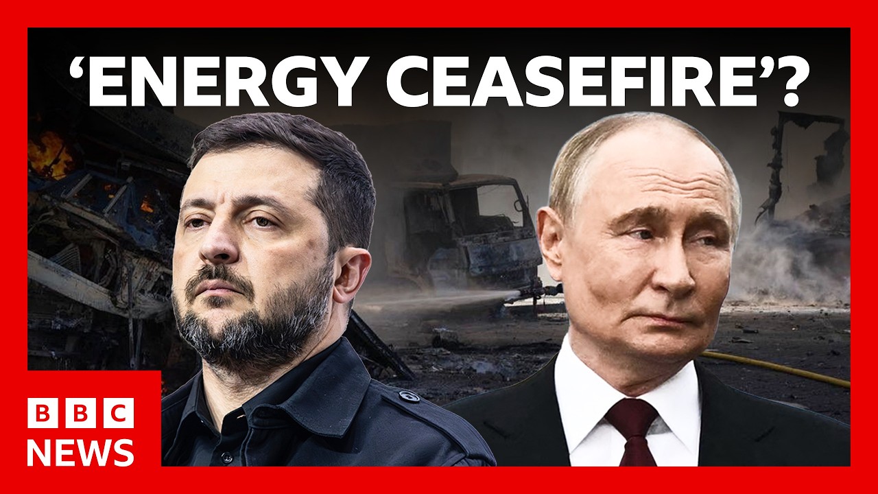 Zelensky says Ukraine supports ‘energy ceasefire’ announced by Trump | BBC News